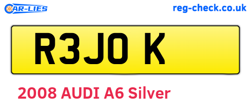 R3JOK are the vehicle registration plates.