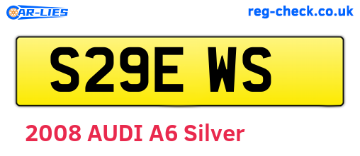 S29EWS are the vehicle registration plates.
