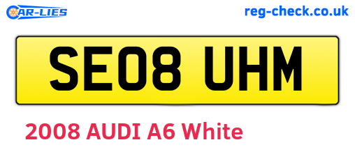 SE08UHM are the vehicle registration plates.