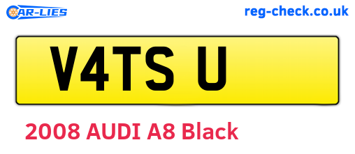 V4TSU are the vehicle registration plates.