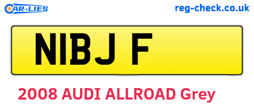 N1BJF are the vehicle registration plates.