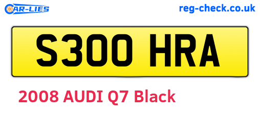 S300HRA are the vehicle registration plates.