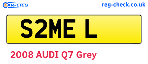 S2MEL are the vehicle registration plates.