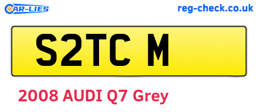 S2TCM are the vehicle registration plates.
