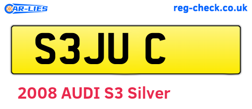 S3JUC are the vehicle registration plates.