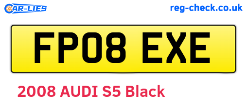 FP08EXE are the vehicle registration plates.