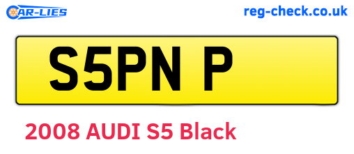 S5PNP are the vehicle registration plates.