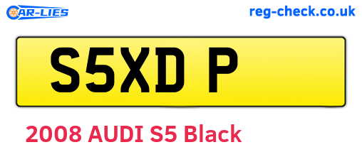 S5XDP are the vehicle registration plates.