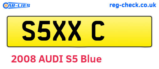 S5XXC are the vehicle registration plates.