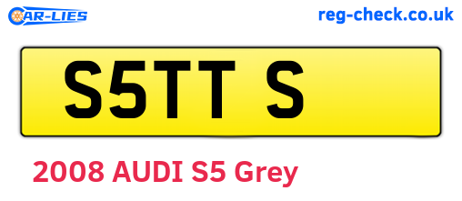 S5TTS are the vehicle registration plates.
