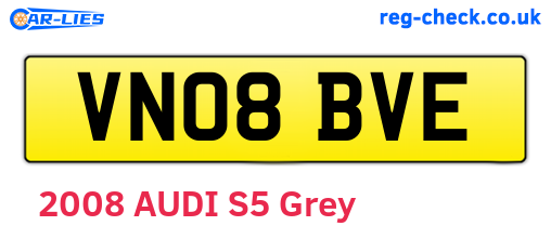 VN08BVE are the vehicle registration plates.
