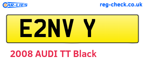 E2NVY are the vehicle registration plates.