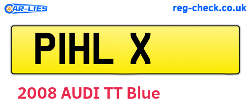 P1HLX are the vehicle registration plates.