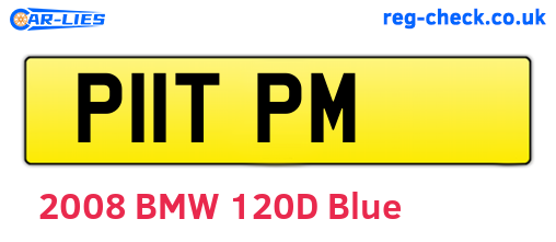 P11TPM are the vehicle registration plates.