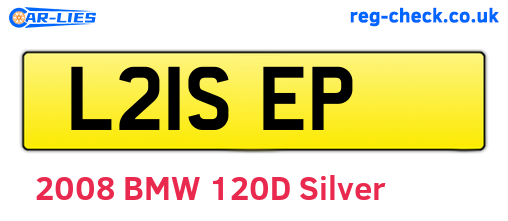 L21SEP are the vehicle registration plates.