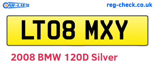 LT08MXY are the vehicle registration plates.