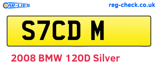 S7CDM are the vehicle registration plates.