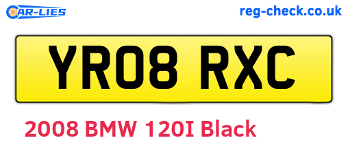 YR08RXC are the vehicle registration plates.