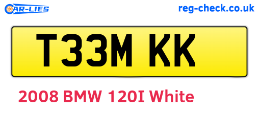 T33MKK are the vehicle registration plates.