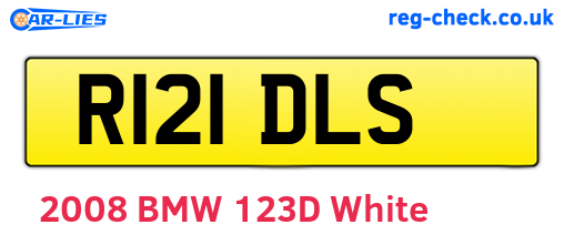 R121DLS are the vehicle registration plates.