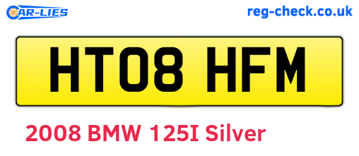 HT08HFM are the vehicle registration plates.