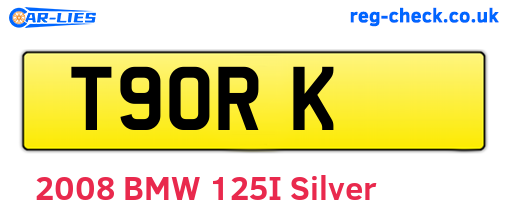 T9ORK are the vehicle registration plates.