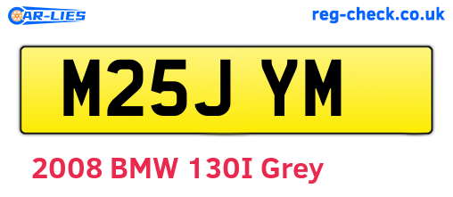 M25JYM are the vehicle registration plates.