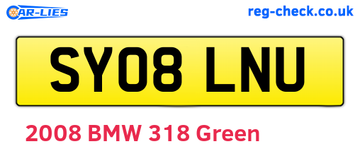 SY08LNU are the vehicle registration plates.