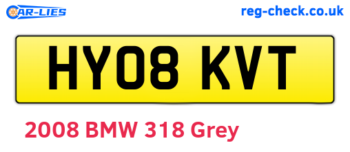 HY08KVT are the vehicle registration plates.