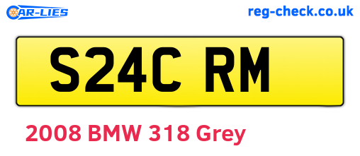 S24CRM are the vehicle registration plates.