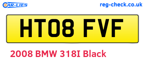 HT08FVF are the vehicle registration plates.
