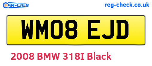 WM08EJD are the vehicle registration plates.