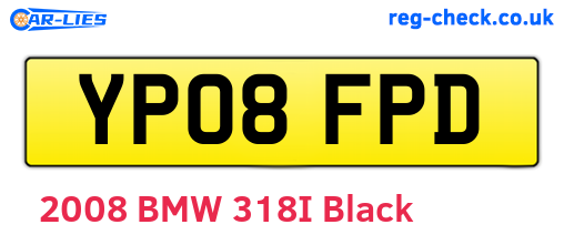 YP08FPD are the vehicle registration plates.