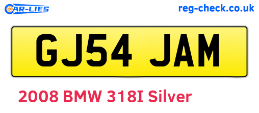 GJ54JAM are the vehicle registration plates.
