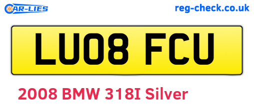 LU08FCU are the vehicle registration plates.