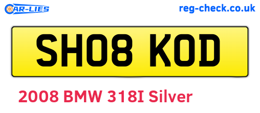 SH08KOD are the vehicle registration plates.