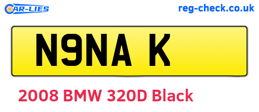 N9NAK are the vehicle registration plates.