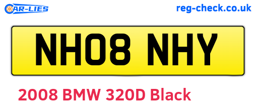 NH08NHY are the vehicle registration plates.