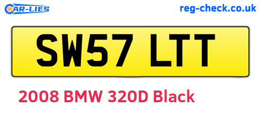 SW57LTT are the vehicle registration plates.