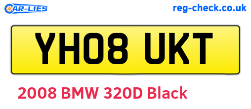 YH08UKT are the vehicle registration plates.