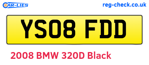 YS08FDD are the vehicle registration plates.