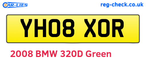 YH08XOR are the vehicle registration plates.