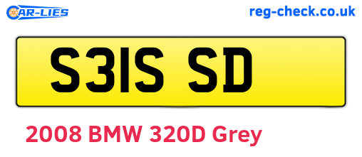 S31SSD are the vehicle registration plates.