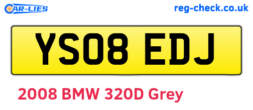 YS08EDJ are the vehicle registration plates.