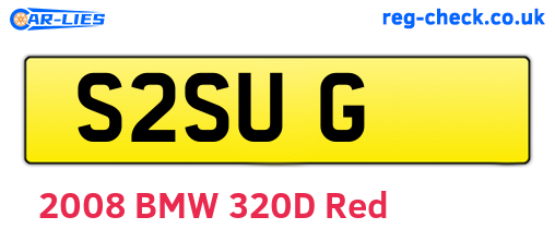 S2SUG are the vehicle registration plates.
