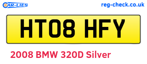 HT08HFY are the vehicle registration plates.