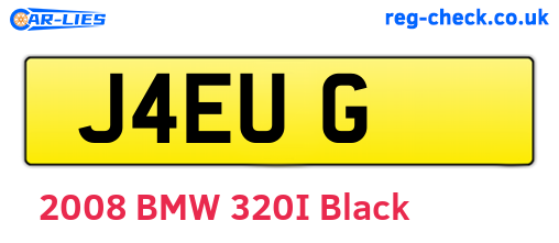 J4EUG are the vehicle registration plates.