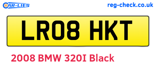 LR08HKT are the vehicle registration plates.