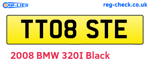 TT08STE are the vehicle registration plates.