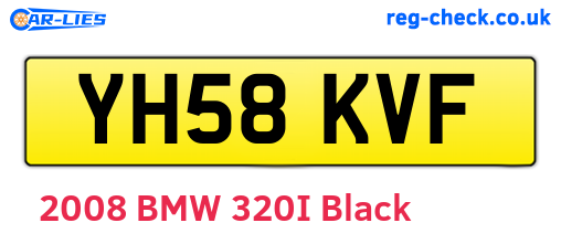 YH58KVF are the vehicle registration plates.